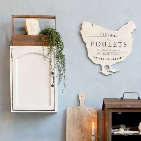 Meuble mural 1 porte Chic Antique 