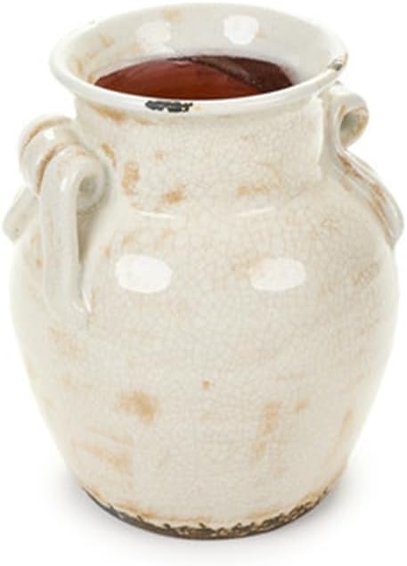 Vaso anfora in terracotta effetto antico Nuvole di Stoffa 22x26 cm