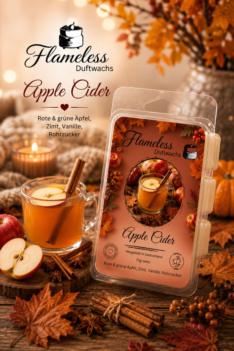 Cera Profumata Apple Cider 70 g – Flameless