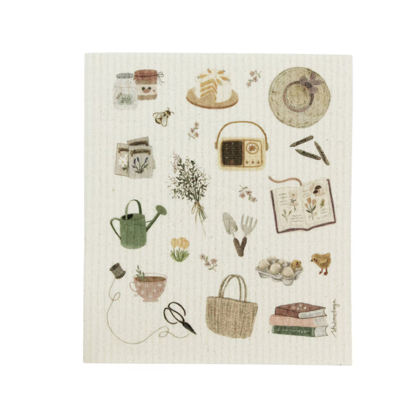 Panno Svedese Vintage Cottage 17x20 cm