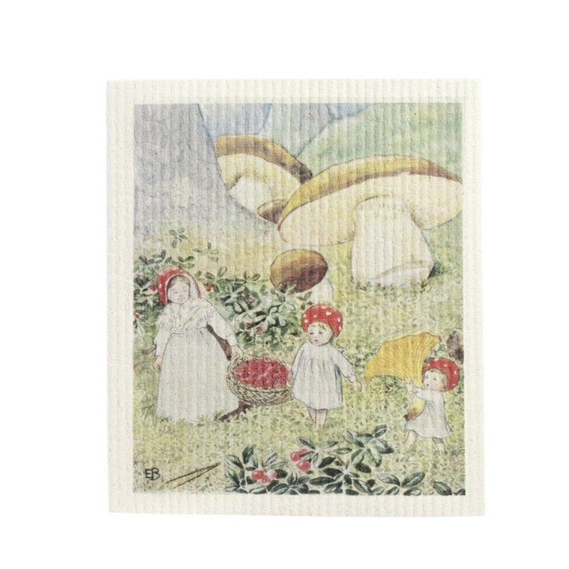 Panno Svedese Bambini nel Bosco Strömshaga – 17×20 cm