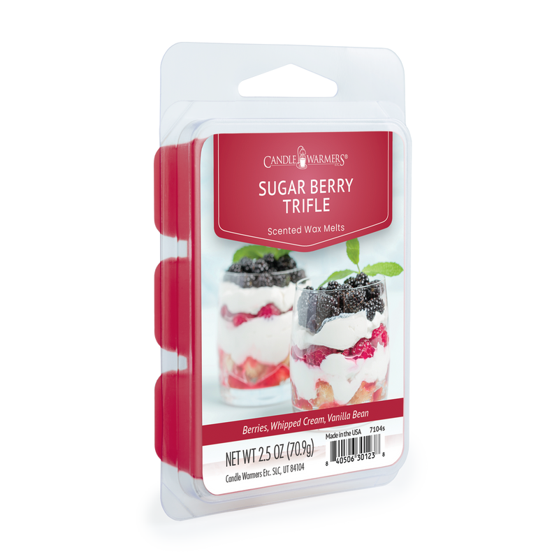 Cera Profumata Sugar Berry Trifle Frutti di Bosco, Panna & Vaniglia – Candle Warmers 70 g