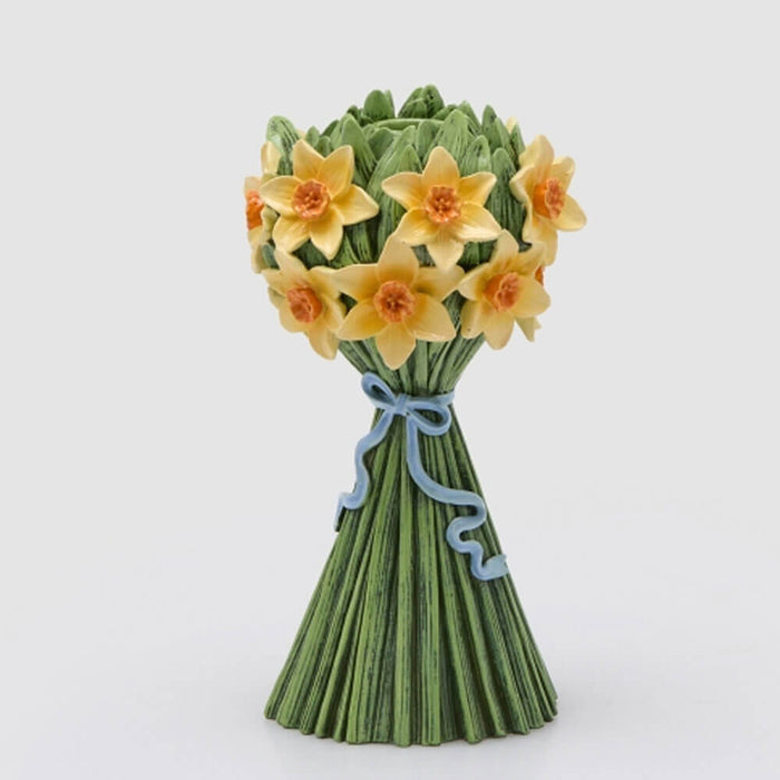 Portacandela Narcisi in Poliresina H20 D10 Edg
