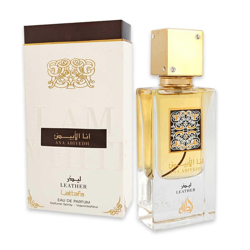 Profumo unisex Lattafa Ana Abiyedh Leather 60 ml