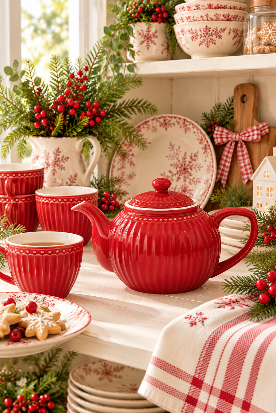 Teiera Alice Red 1 Litro in Ceramica Rossa – GreenGate