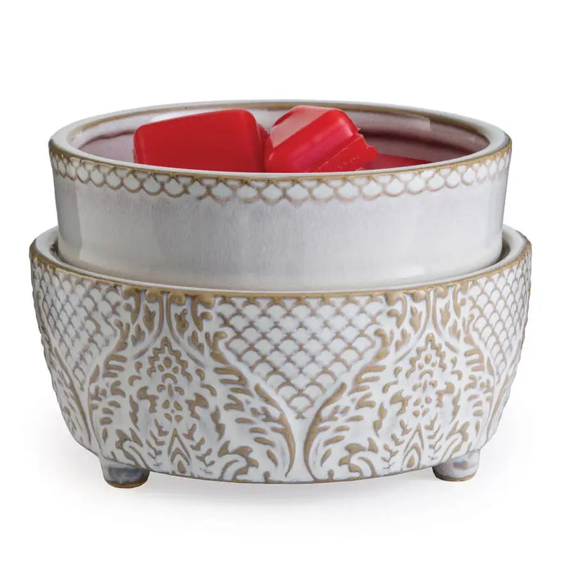 Lampada Scaldacera 2 in 1 Vintage White – Candle Warmers®