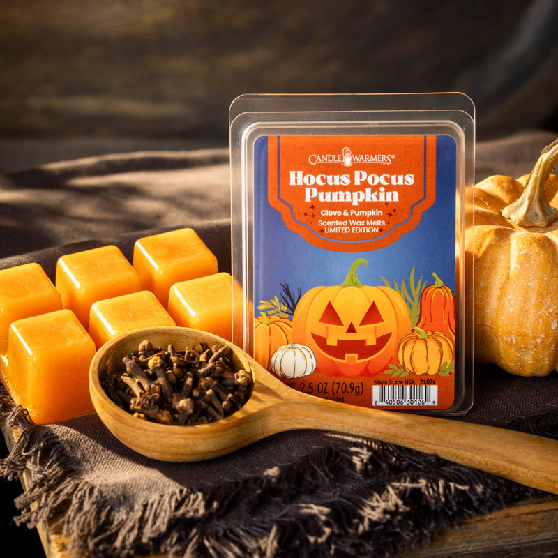 Cera Profumata Hocus Pocus Pumpkin Zucca & Chiodi di Garofano Edizione Limitata – Candle Warmers 70 g