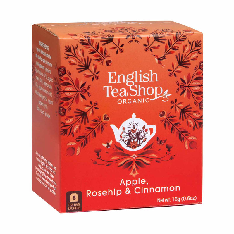 English Tea Shop - Mela Cannella, BIO, 8 bustine di tè