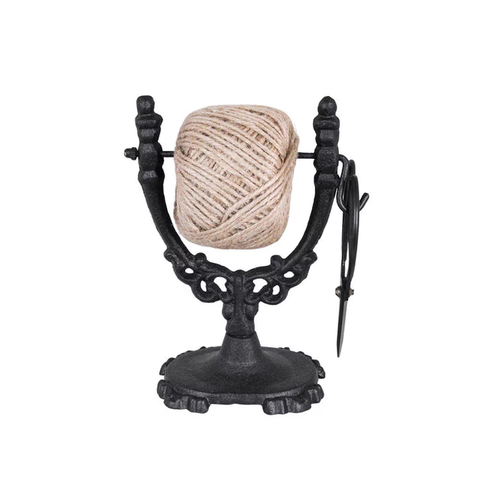 Porta spago in ghisa con forbici