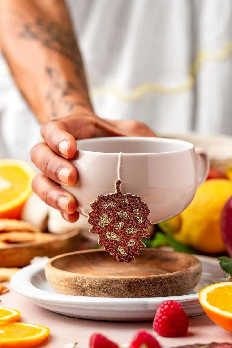 Bustine di tè biologico a forma di scoiattolo — Realizzate artigianalmente · x5: Earl grey