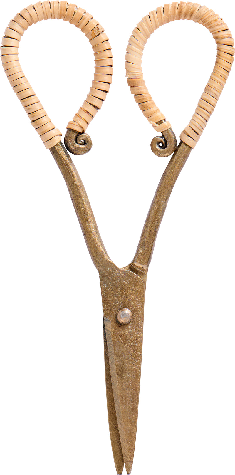 Forbice in Metallo con Manici in Rattan 17,8 cm Ib laursen