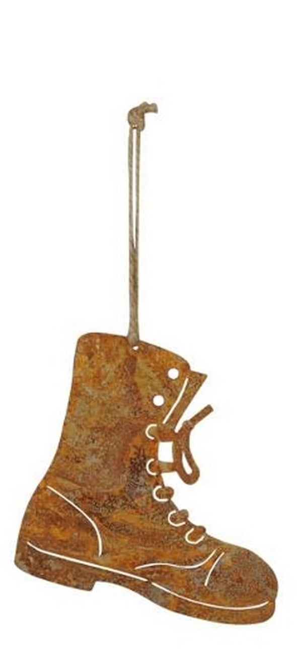 Decorazione vestito o scarpe in ferro arrugginito - Arredo Casa da Sogno
