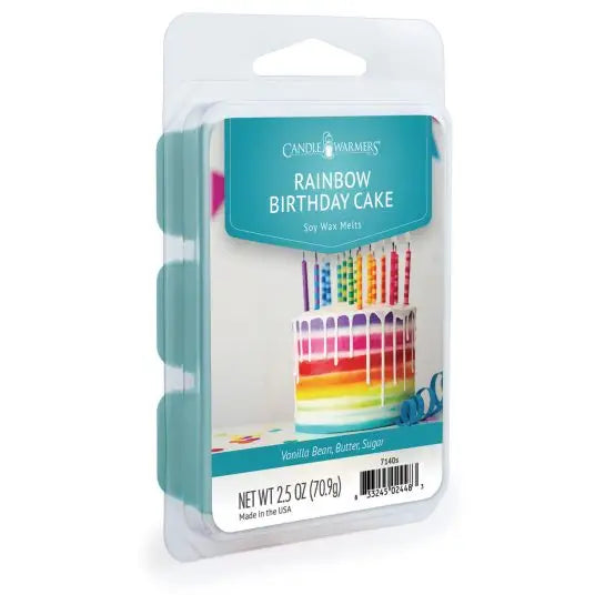 Cire parfumée 70 g Rainbow Birthday Chauffe-bougies