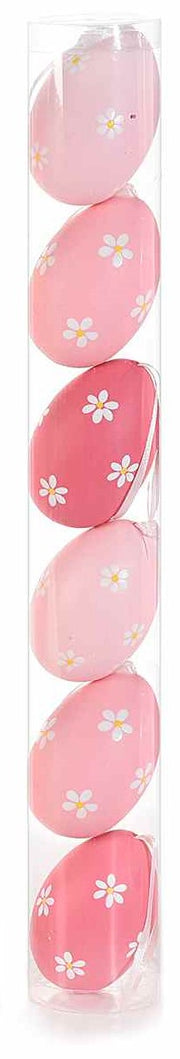 Tubo uova decorativa in plastica d'appendere set di 6 - Arredo Casa da Sogno