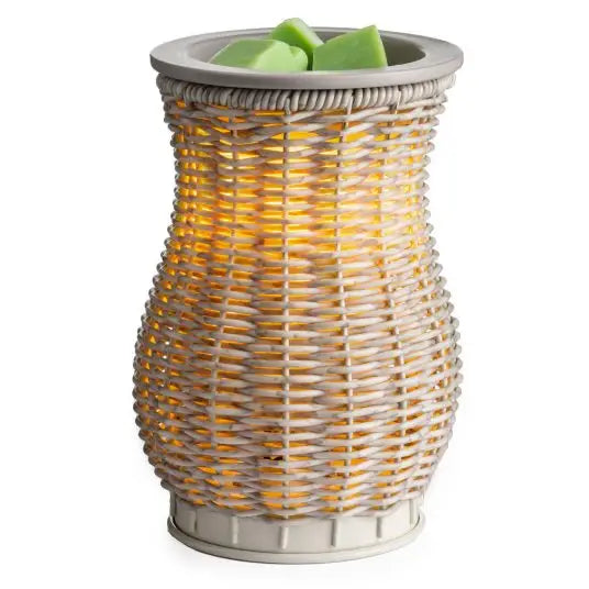 Electric scented lamp Wicker grey Candle Warmers