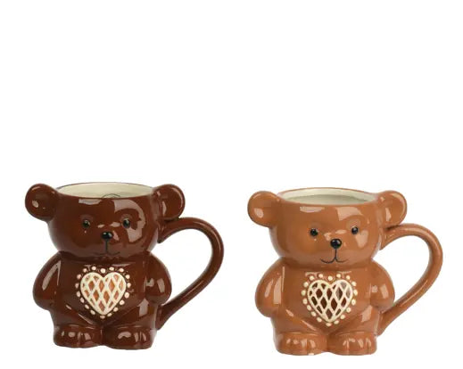 Tazza Natalizia Orsetto Gingerbread con Cuore