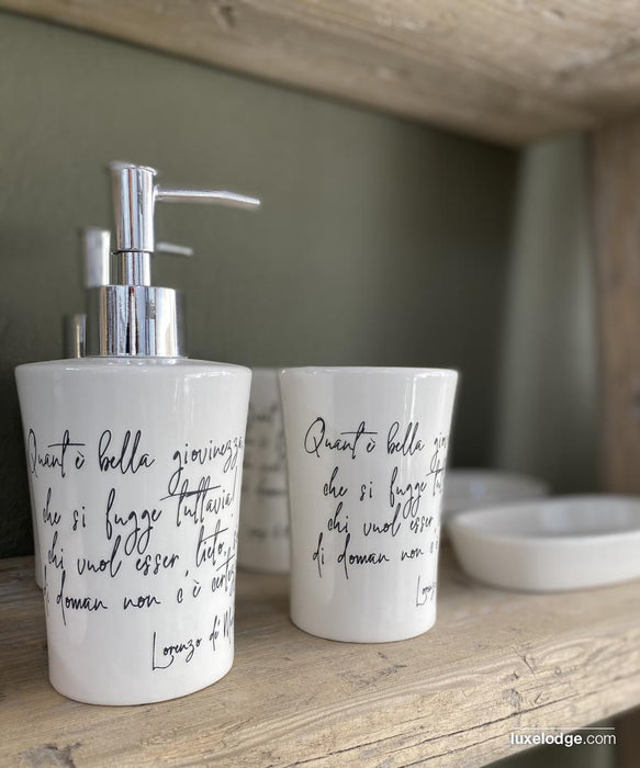 Set per il bagno in ceramica Firenze -Luxe lodge