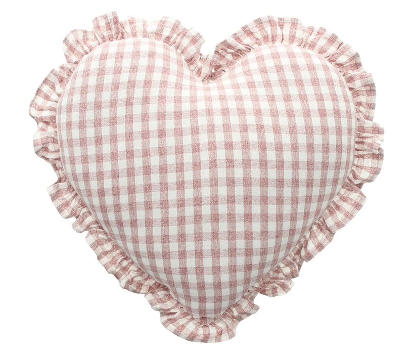 Cuscino Decorativo a Cuore Rosa 35 cm