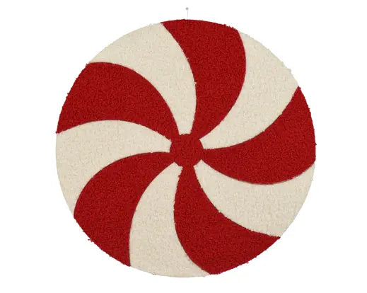 Tovaglietta Natalizia Tonda Candy Cane Ø 35 cm