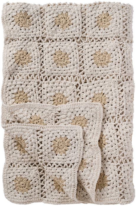 Coperta all’Uncinetto IB Laursen 130x170 cm Color Crema