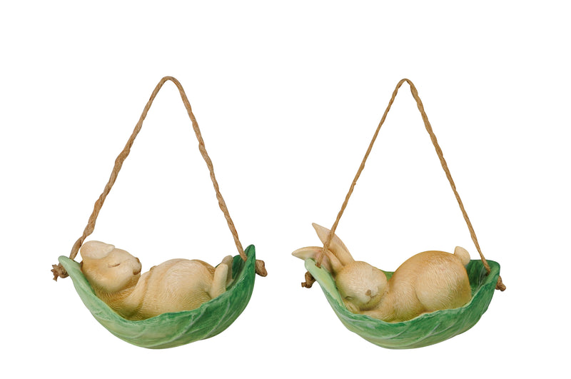 Set di 2 Conigli decorativo da appendere