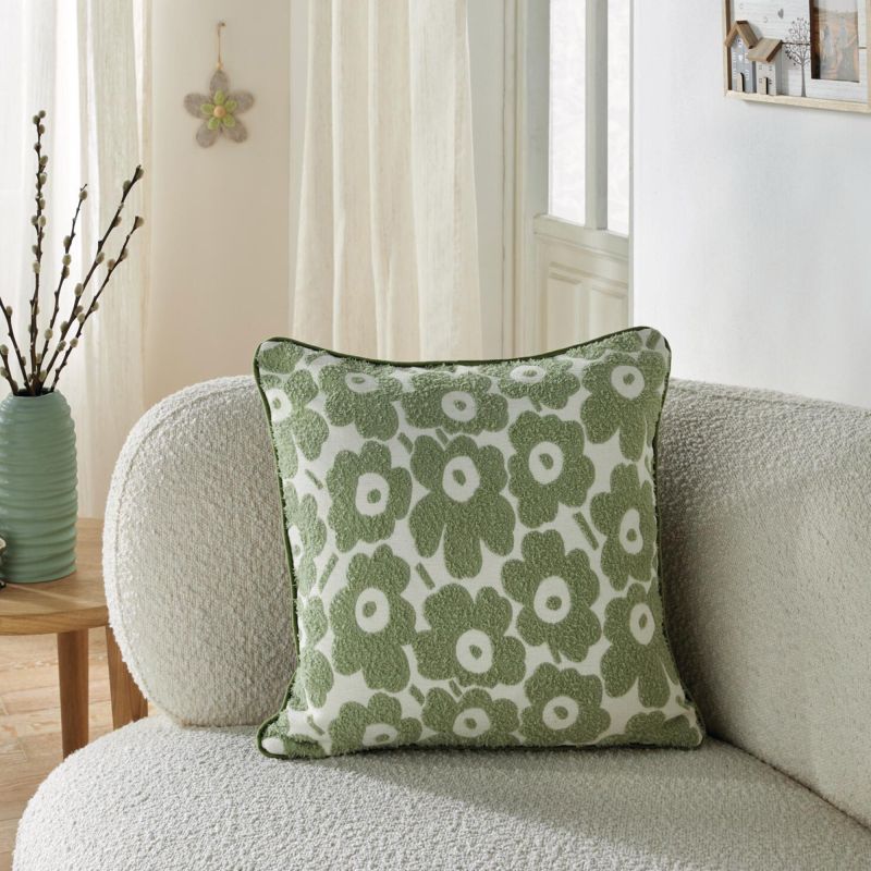 Federa cuscino "Green Flowers"