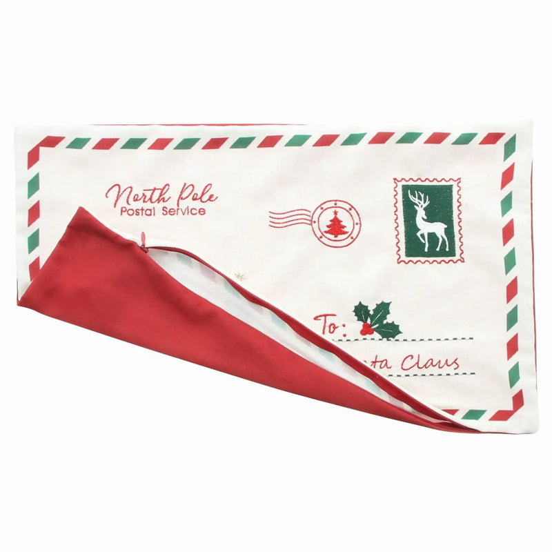 Federa cuscino natalizia 50x30 cm – Lettera a Babbo Natale