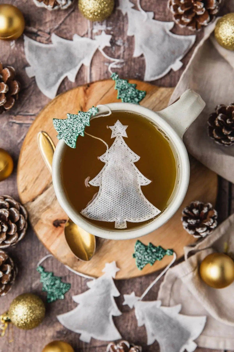 Bustine di tè a forma di albero di Natale x5: Rooibos Rotolo alla Cannella