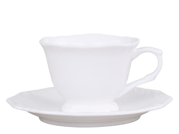 Provence cup with saucer D 9.5 cm - Chic antique