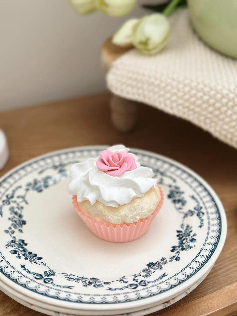 Cupcake con rosa Finto