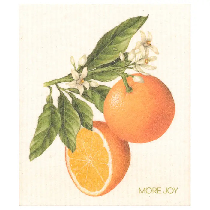 Panno Svedese Arance ad Acquerello Biodegradabile