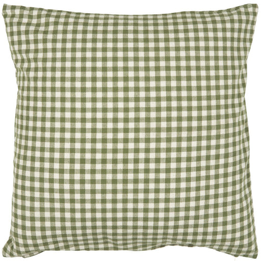 federa per cuscino a quadri bianco e verde -Arthur
