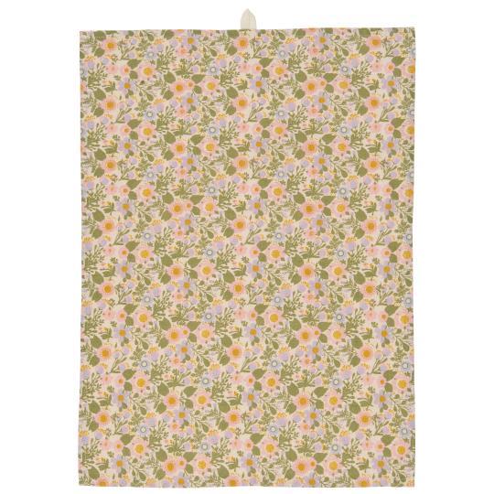 Signe Floral Tea Towel -ib laursen