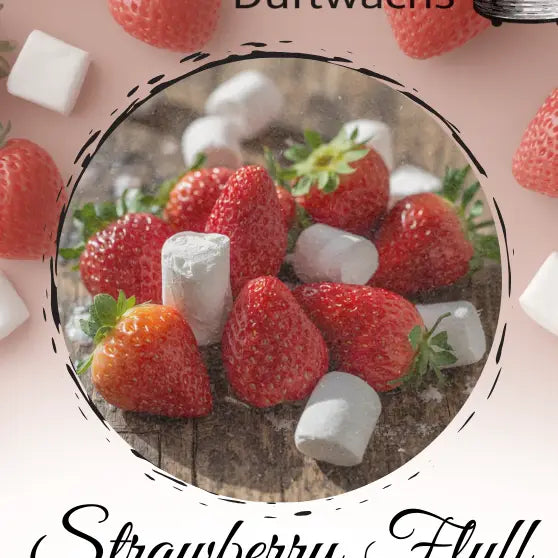 Cera Profumata di Soia Strawberry Fluff Flameless 70g