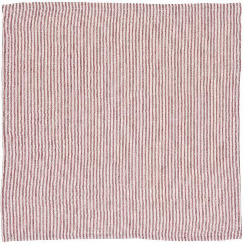 Tovagliolo in cotone doppia tessitura bianco e rosso - Arredo Casa da Sogno