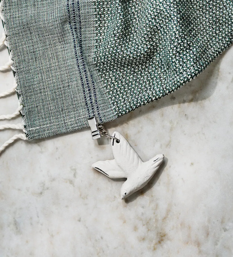 Peso Uccello Bianco S/4 - Arredo Casa da Sogno
