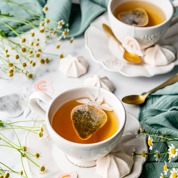 Bustina di tè biologico fragola