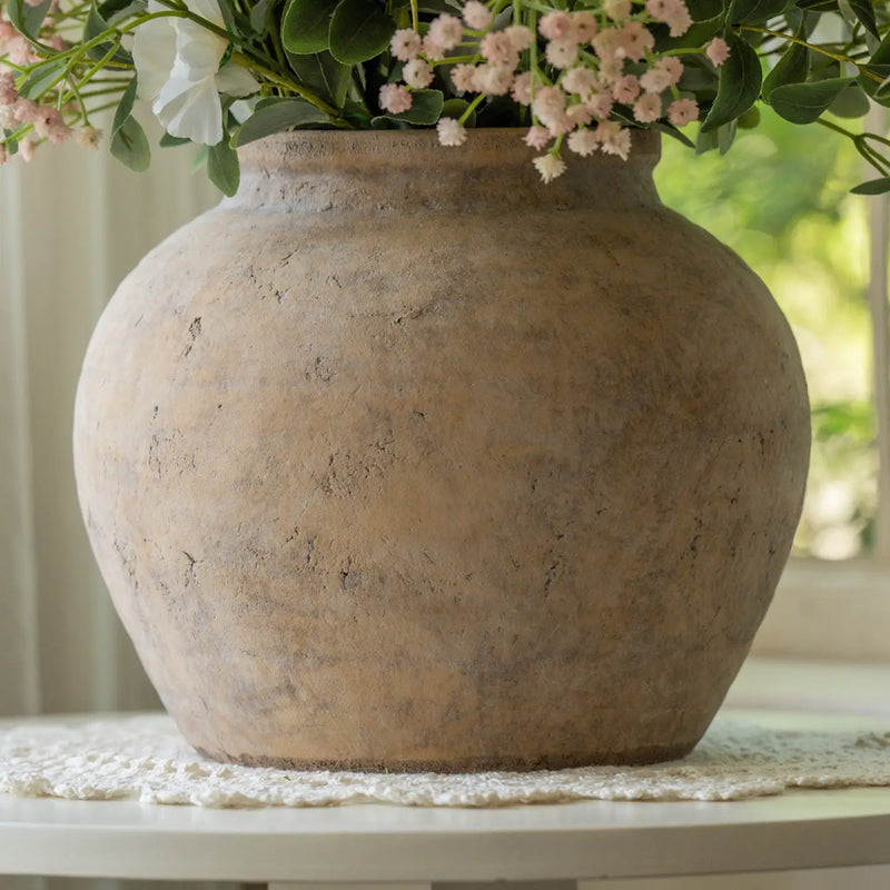 Vaso in Terracotta Vintage 27x27x23 cm
