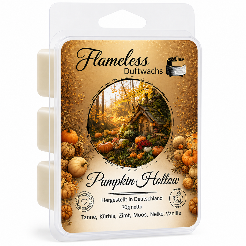 Cera Profumata Pumpkin Hollow 70 g – Flameless