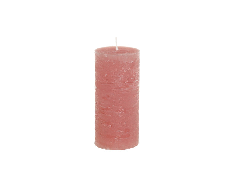 Candela rustica in paraffina lampone 15 cm Chic Antique - Arredo Casa da Sogno