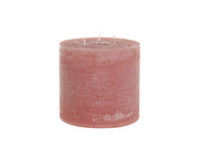 Candela rustica in paraffina lampone con 3 stoppini Chic Antique - Arredo Casa da Sogno
