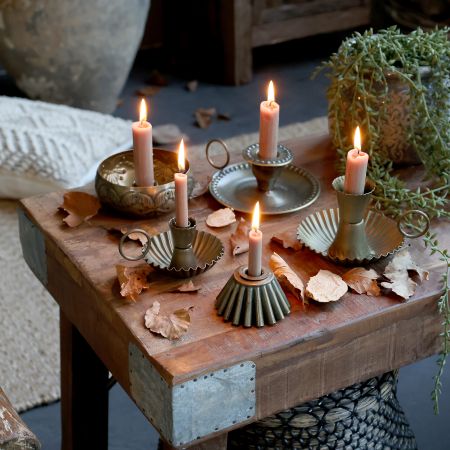 Candeliere per candela conica -Chic Antique