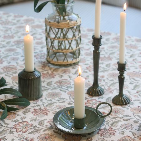 Chic Antique Iron Candlestick