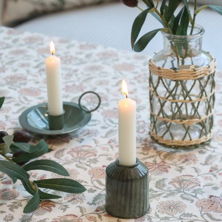 Candeliere in ferro Verde Antico Chic Antique