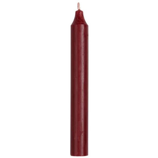 Set 6 candele bordeaux IB Laursen altezza 18 cm