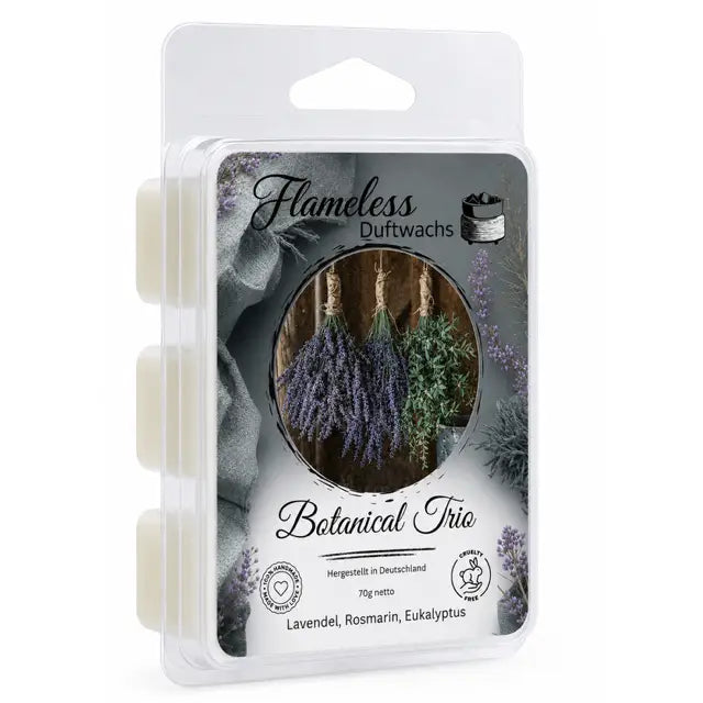 Cera Profumata di Soia Trio Botanico 70 g – Flameless