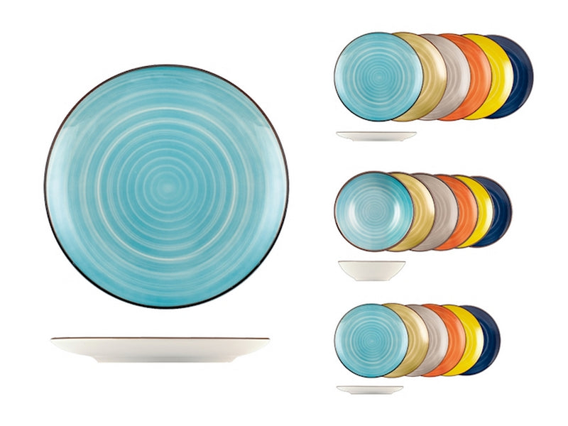 Servizio tavola 18pz acquarello - Arredo Casa da Sogno