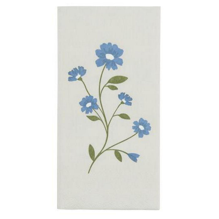 Tovagliolo Flora fiori blu 16 pz per confezione