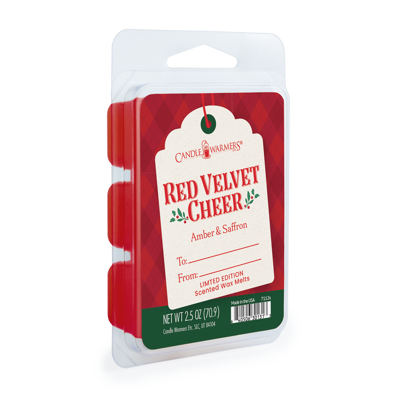 Cera Profumata Red Velvet Cheer Ambra & Zafferano – Candle Warmers 70 g