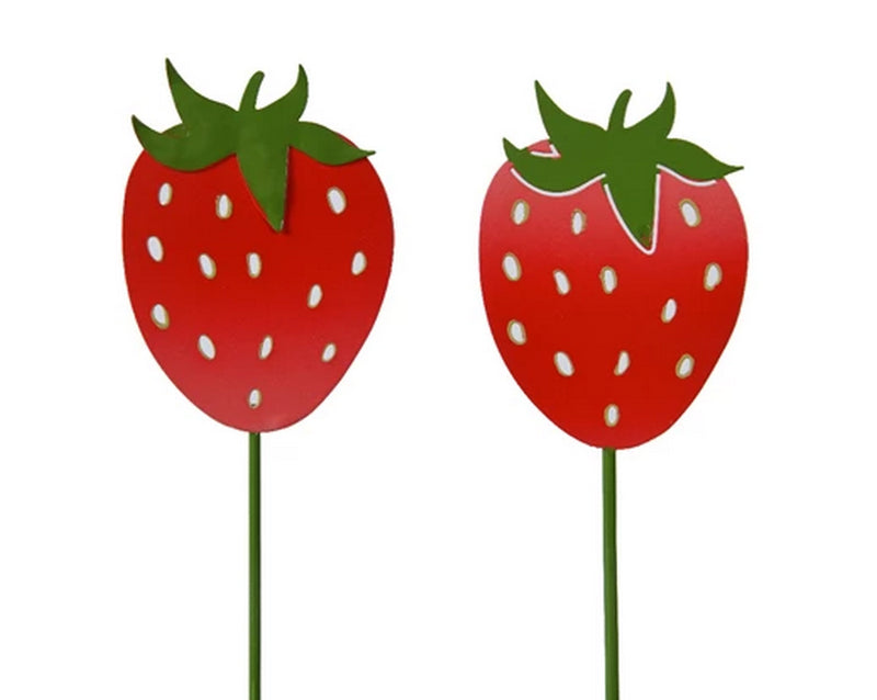 Piccone da giardino in ferro a forma di fragola - Arredo Casa da Sogno